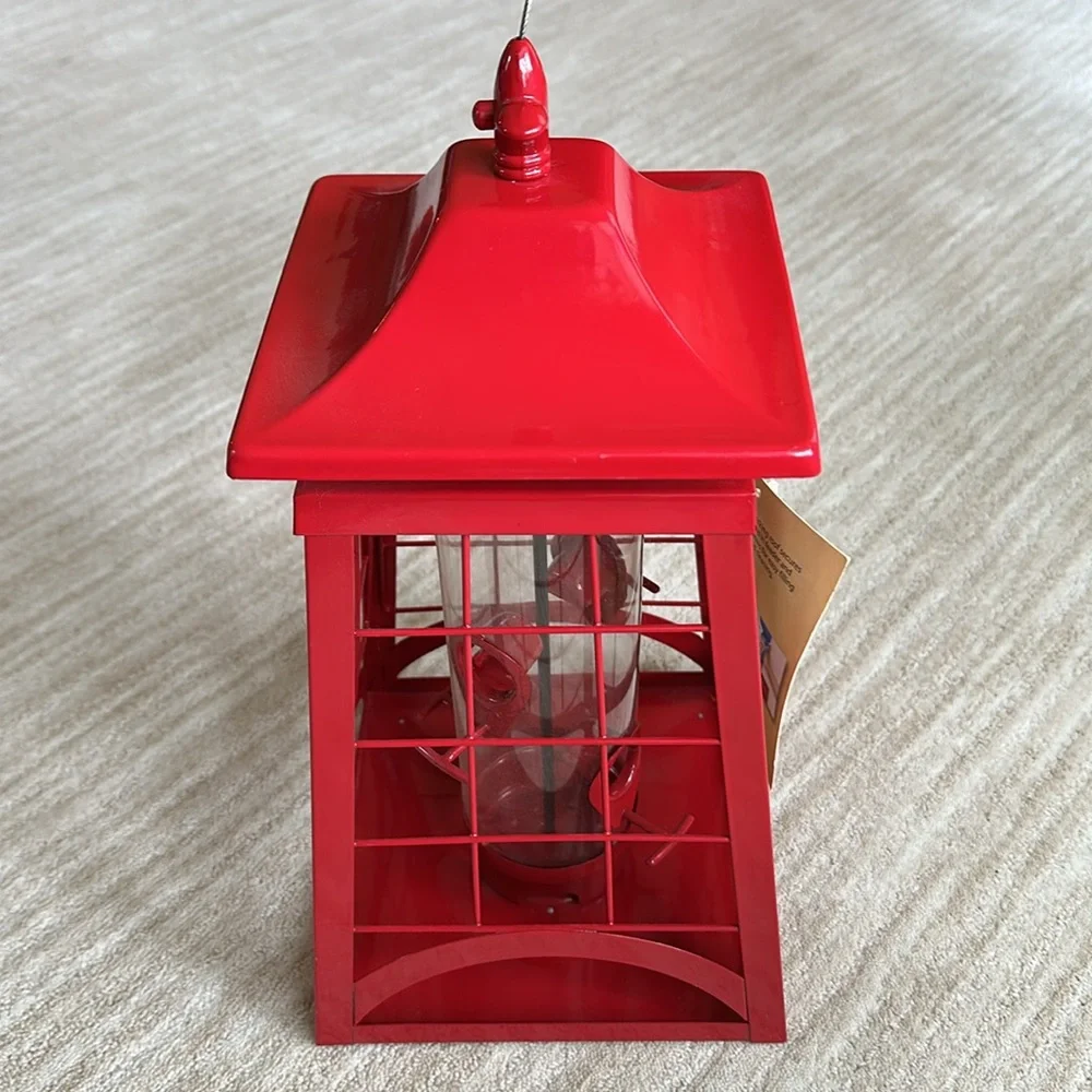 Hiatt Manufacturing Large Lighthouse Lantern Bird Feeder (50125) Red - Picture 6 of 16